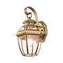 5_Livex Lighting Monterey 12 1/2" High Antique Brass Outdoor Wall Light more views