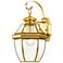 Livex Lighting Monterey 13" High Polished Brass Outdoor Wall Light