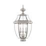 4_Livex Lighting Monterey 23 1/2" Brushed Nickel Clear Glass Post Light more views