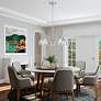 Livex Lighting Montgomery 24" Wide Brushed Nickel 5-Light Chandelier