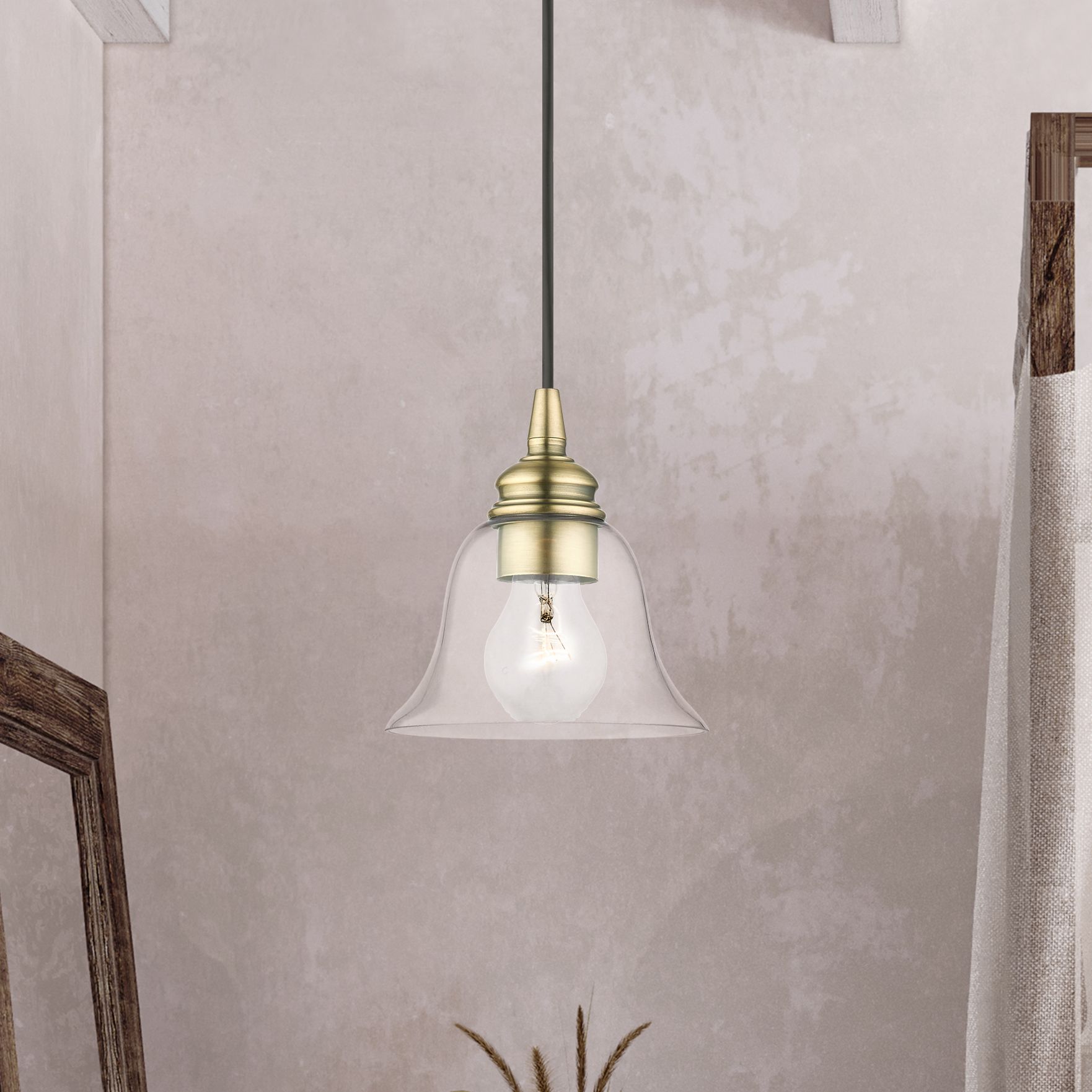 Livex Lighting Moreland Brass - Antique Brass Collection