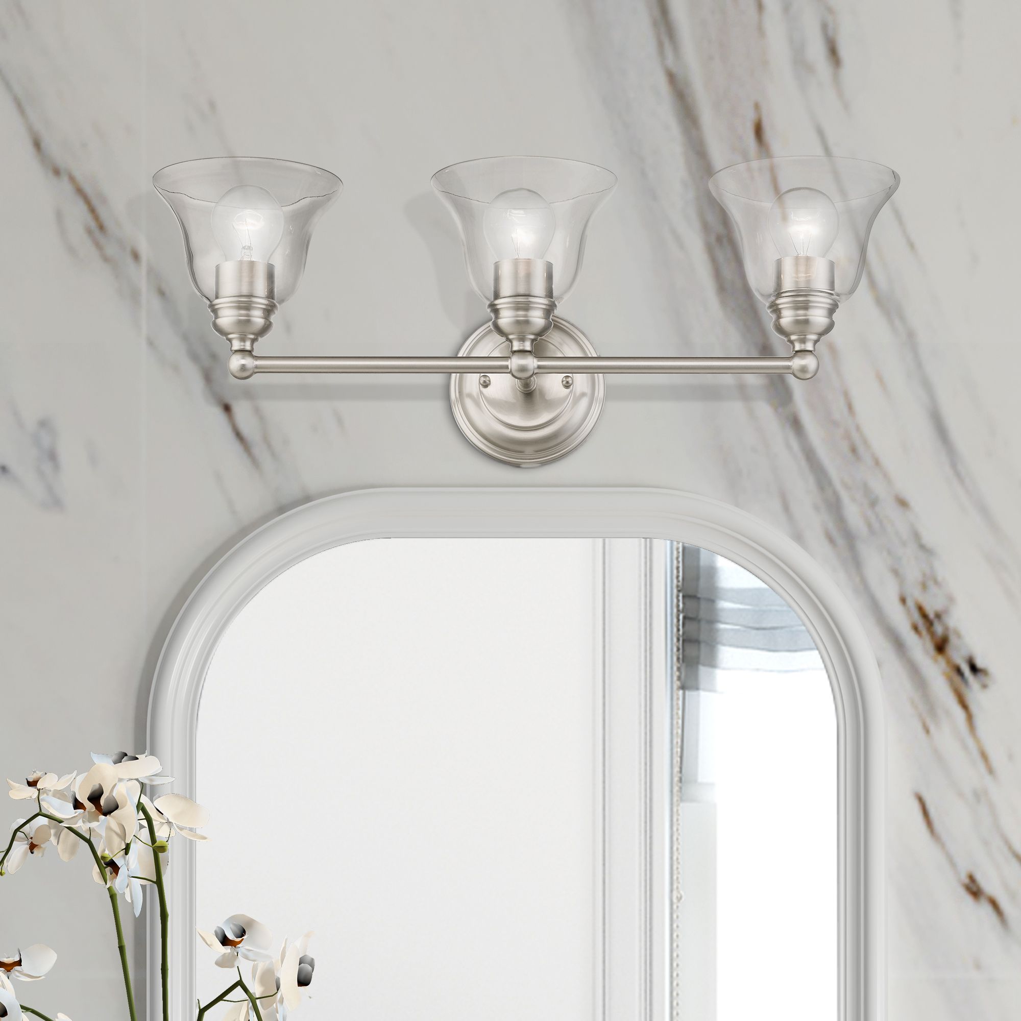 Livex Lighting Moreland Silver Collection