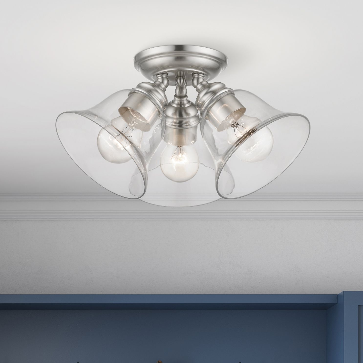 Livex Lighting Moreland Silver Collection