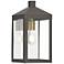 Livex Lighting Nyack 12 3/4" High Bronze Outdoor Wall Light