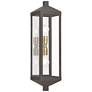 1_Livex Lighting Nyack 24" High Bronze Outdoor Wall Light