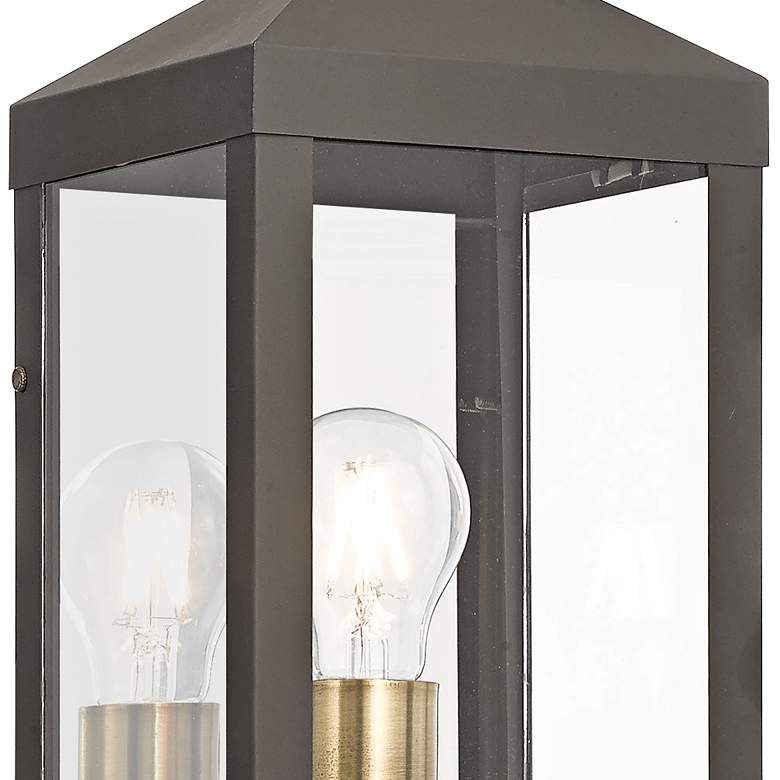 Image 2 Livex Lighting Nyack 24" High Bronze Outdoor Wall Light more views