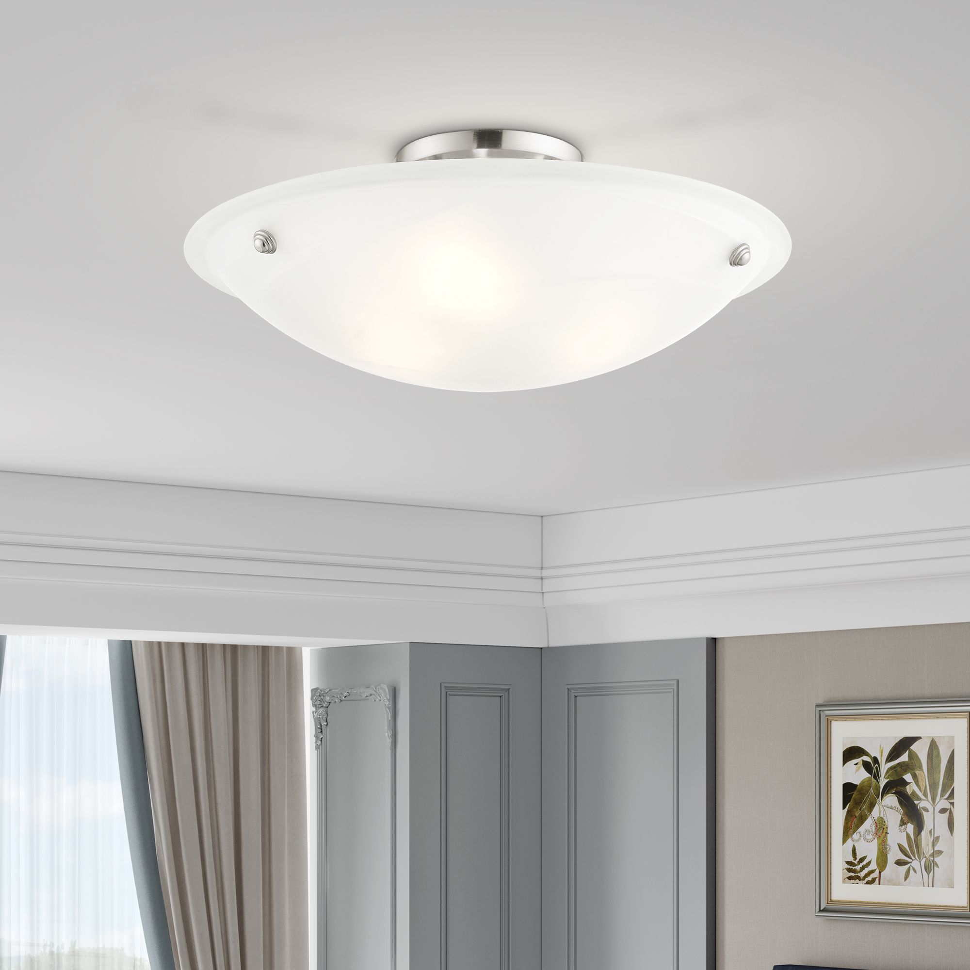 Livex Lighting Oasis Brushed Nickel Collection