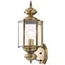 2_Livex Lighting Outdoor Basics 17" High Antique Brass Outdoor Light