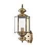 3_Livex Lighting Outdoor Basics 17" High Antique Brass Outdoor Light more views