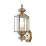 4_Livex Lighting Outdoor Basics 17" High Antique Brass Outdoor Light more views