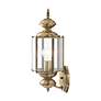 6_Livex Lighting Outdoor Basics 17" High Antique Brass Outdoor Light more views