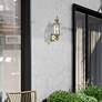 Livex Lighting Outdoor Basics 17" High Antique Brass Outdoor Light