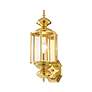 7_Livex Lighting Outdoor Basics 17" Polished Brass Outdoor Wall Light more views