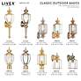 Livex Lighting Outdoor Basics 17" Polished Brass Outdoor Wall Light