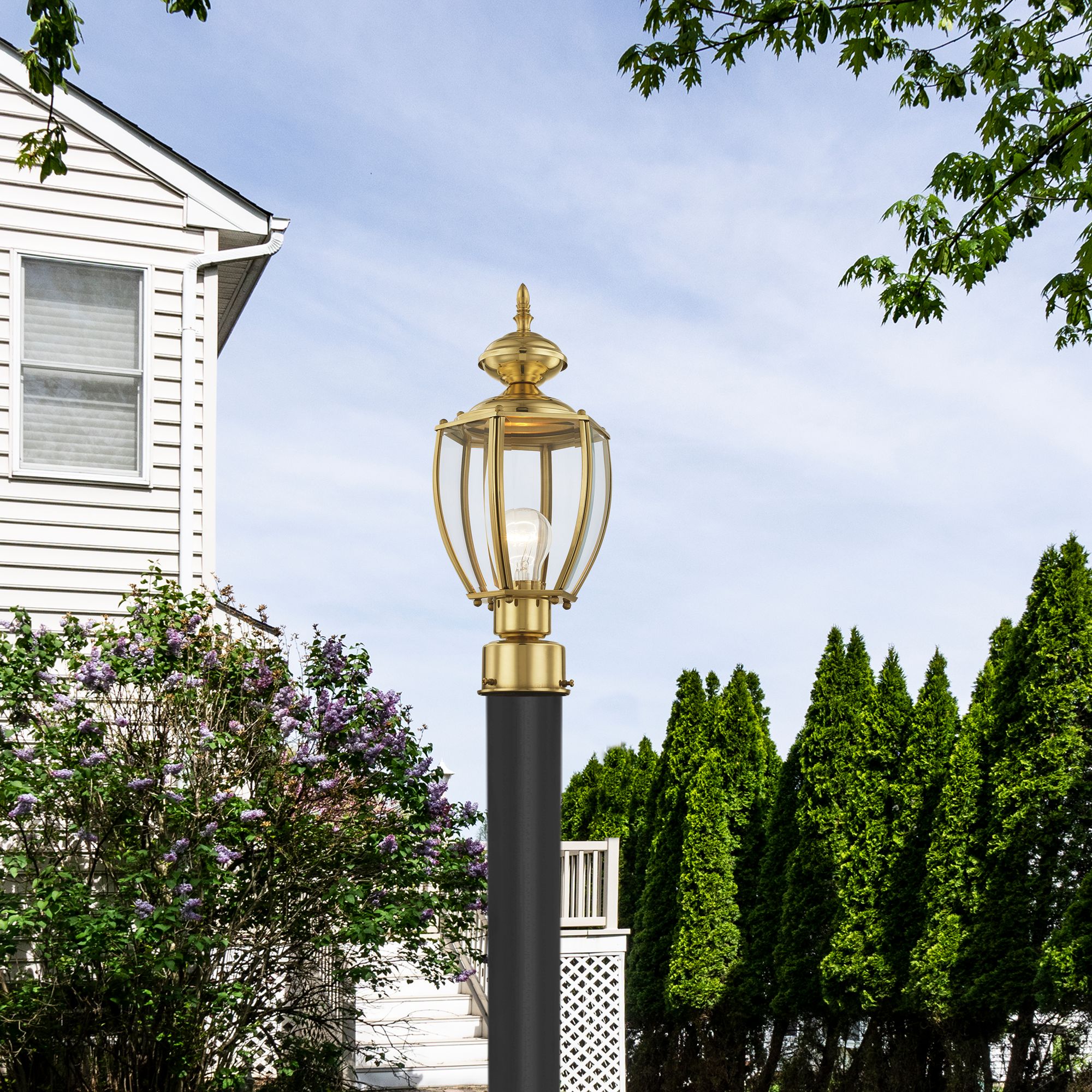Livex Lighting Outdoor Basics Brass - Antique Brass Collection