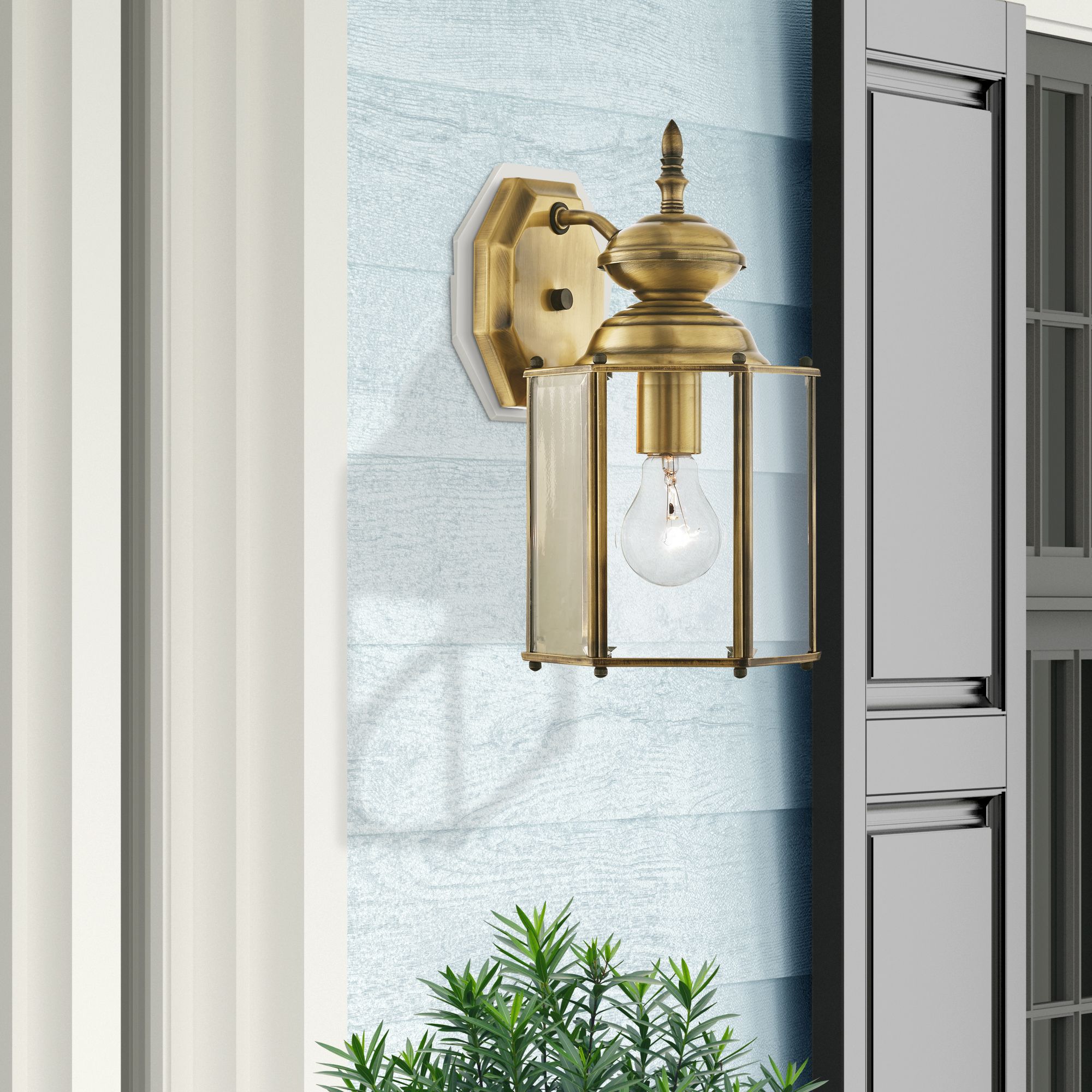 Livex Lighting Outdoor Classics Brass - Antique Brass Collection