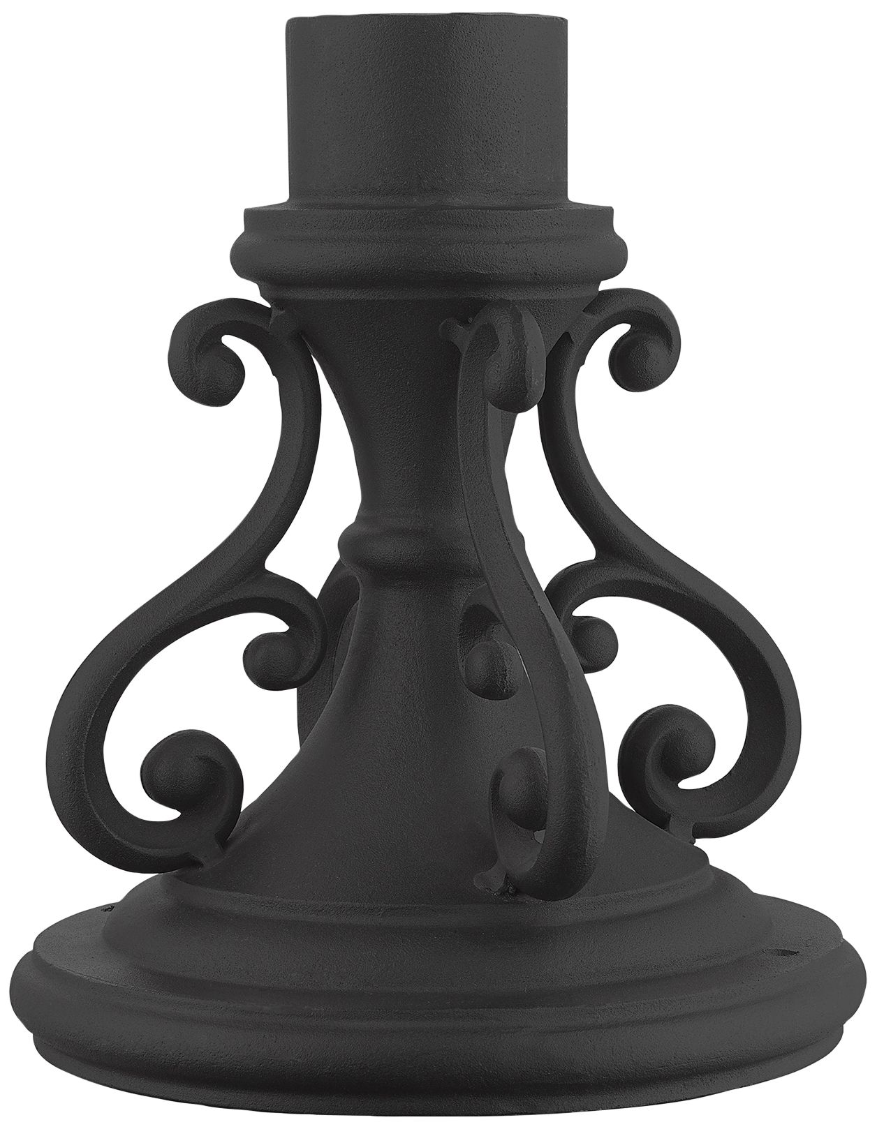 Livex Lighting Outdoor Pier Mount Adapters Black Collection