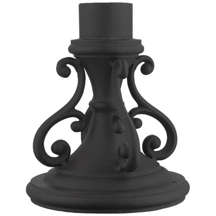 Livex Lighting Outdoor Pier Mount Adapters Black Collection