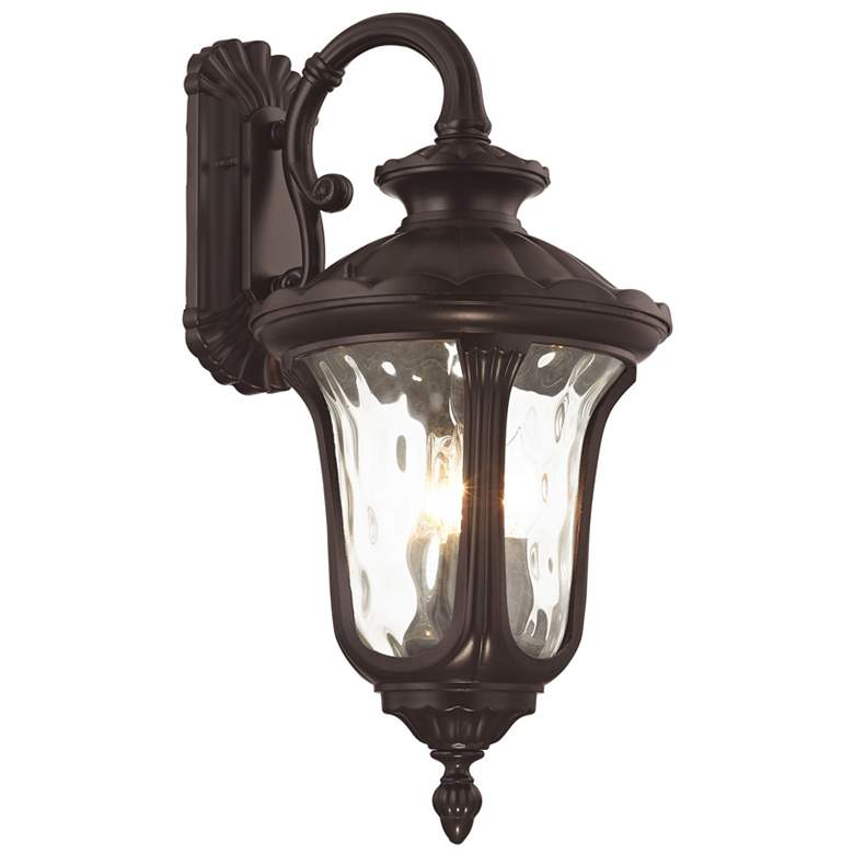 Image 2 Livex Lighting Oxford 22" High 3-Light Bronze Outdoor Wall Lantern