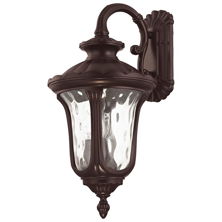 Image 3 Livex Lighting Oxford 22" High 3-Light Bronze Outdoor Wall Lantern more views