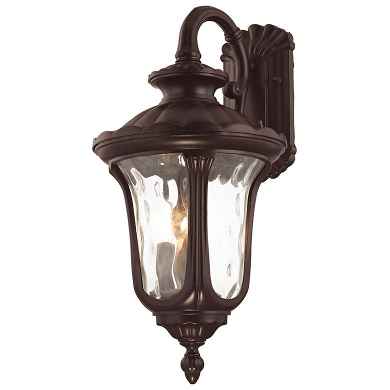 Image 5 Livex Lighting Oxford 22" High 3-Light Bronze Outdoor Wall Lantern more views