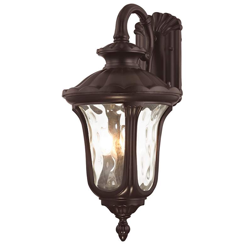 Image 6 Livex Lighting Oxford 22" High 3-Light Bronze Outdoor Wall Lantern more views