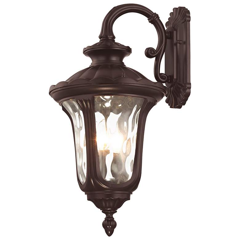 Image 7 Livex Lighting Oxford 22" High 3-Light Bronze Outdoor Wall Lantern more views