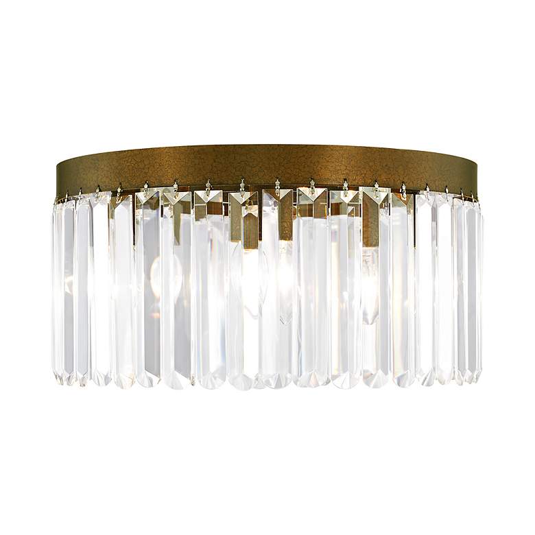 Image 5 Livex Lighting Palacial 16 1/4" 5-Light Bronze Crystal Ceiling Light more views