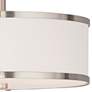 3_Livex Lighting Park Ridge 13" Wide Brushed Nickel Ceiling Light more views