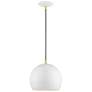 2_Livex Lighting Piedmont 10" Polished Brass Gloss White Globe Pendant