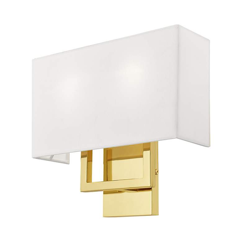 Image 4 Livex Lighting Pierson 13" Wide 2-Light Polished Brass ADA Wall Sconce more views
