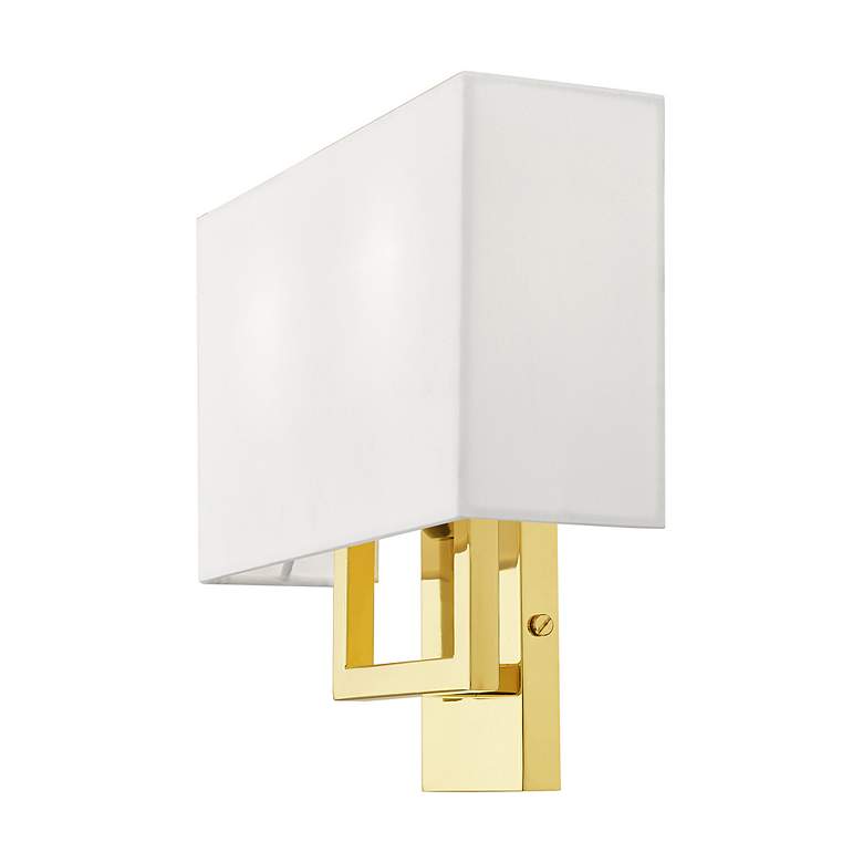 Image 5 Livex Lighting Pierson 13" Wide 2-Light Polished Brass ADA Wall Sconce more views