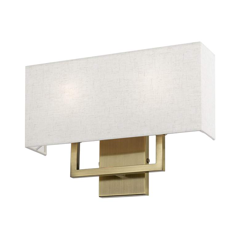 Image 4 Livex Lighting Pierson 16" Wide 2-Light Antique Brass ADA Wall Sconce more views