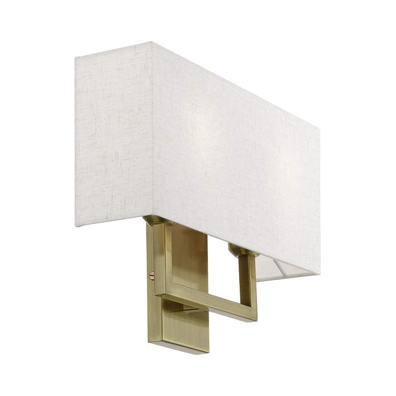 Image 6 Livex Lighting Pierson 16" Wide 2-Light Antique Brass ADA Wall Sconce more views