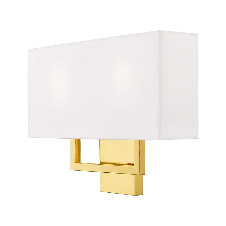 Image 5 Livex Lighting Pierson 16" Wide 2-Light Polished Brass Wall Sconce more views