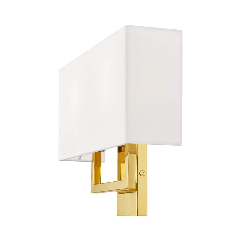 Image 6 Livex Lighting Pierson 16" Wide 2-Light Polished Brass Wall Sconce more views