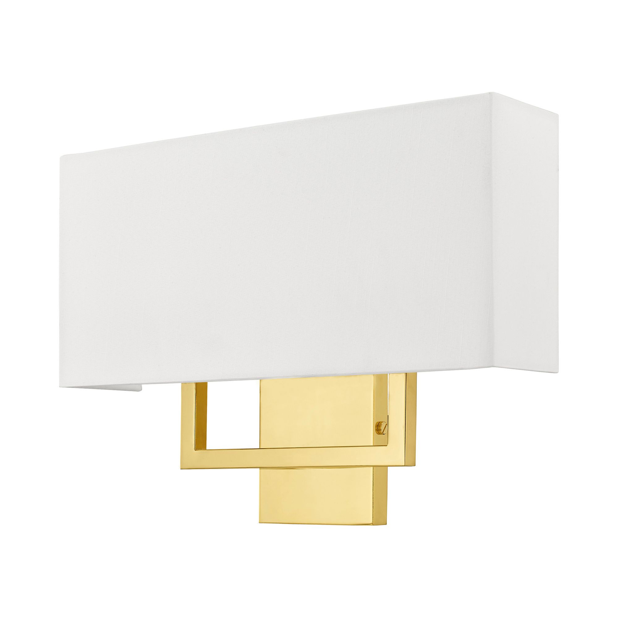 Livex Lighting Pierson 16" Wide 2-Light Polished Brass Wall Sconce