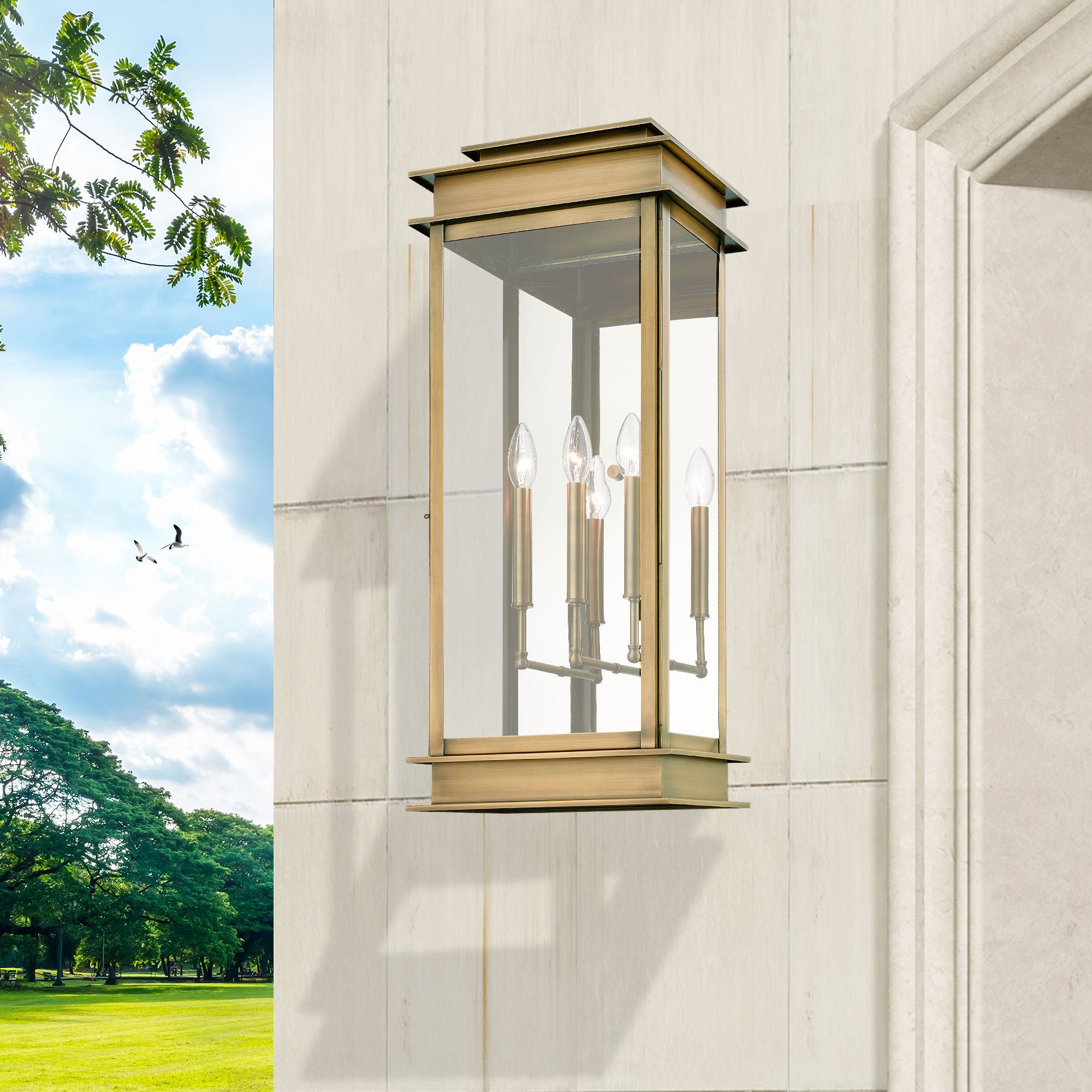 Livex Lighting Princeton Brass - Antique Brass Collection