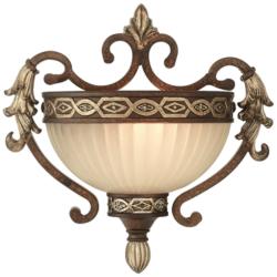 Livex Lighting Seville 10 1/4&quot; Wide Palatial Bronze Gold Wall Sconce