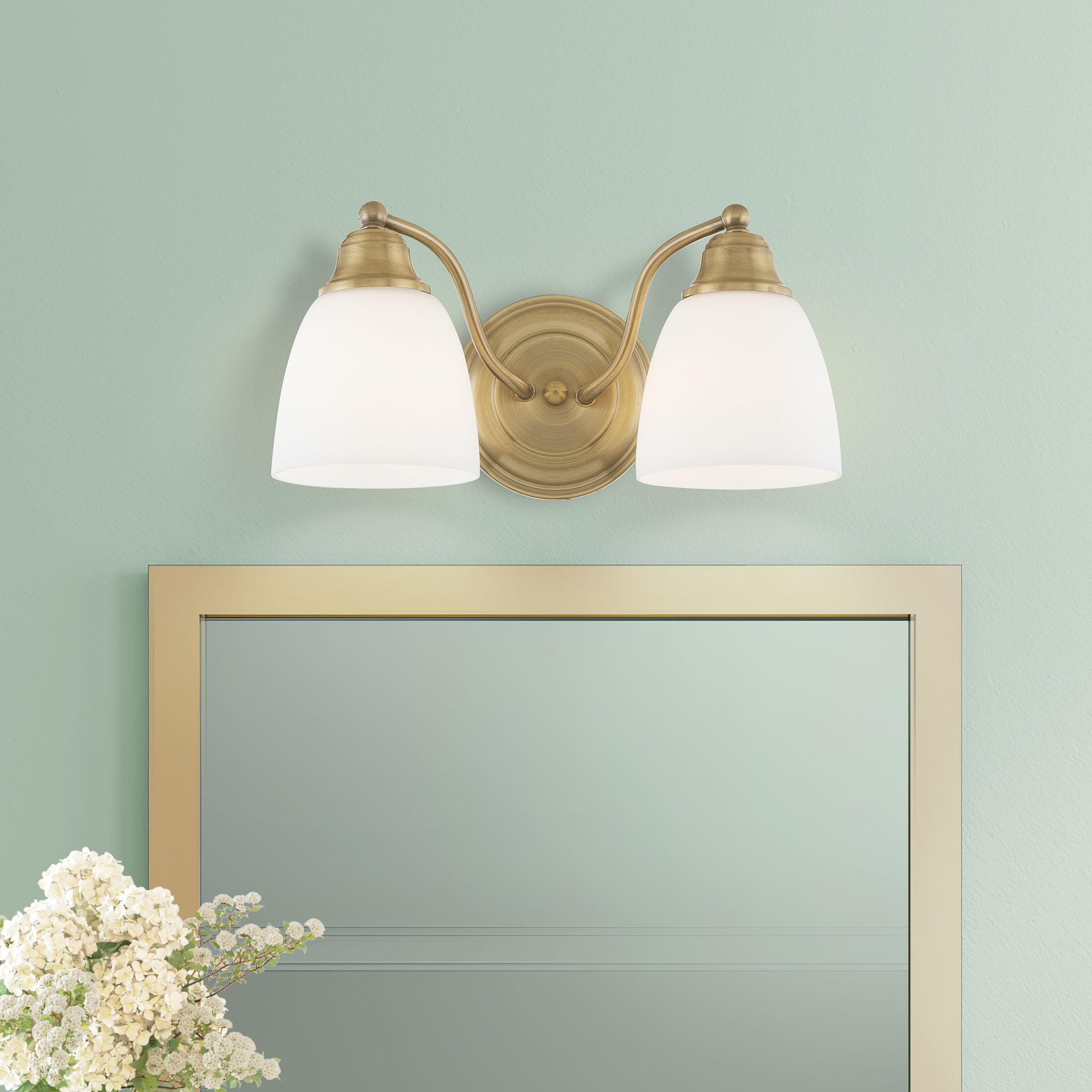 Livex Lighting Somerville Brass - Antique Brass Collection