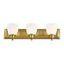 4_Livex Lighting Springfield 24" Wide 3-Light Antique Brass Bath Vanity more views