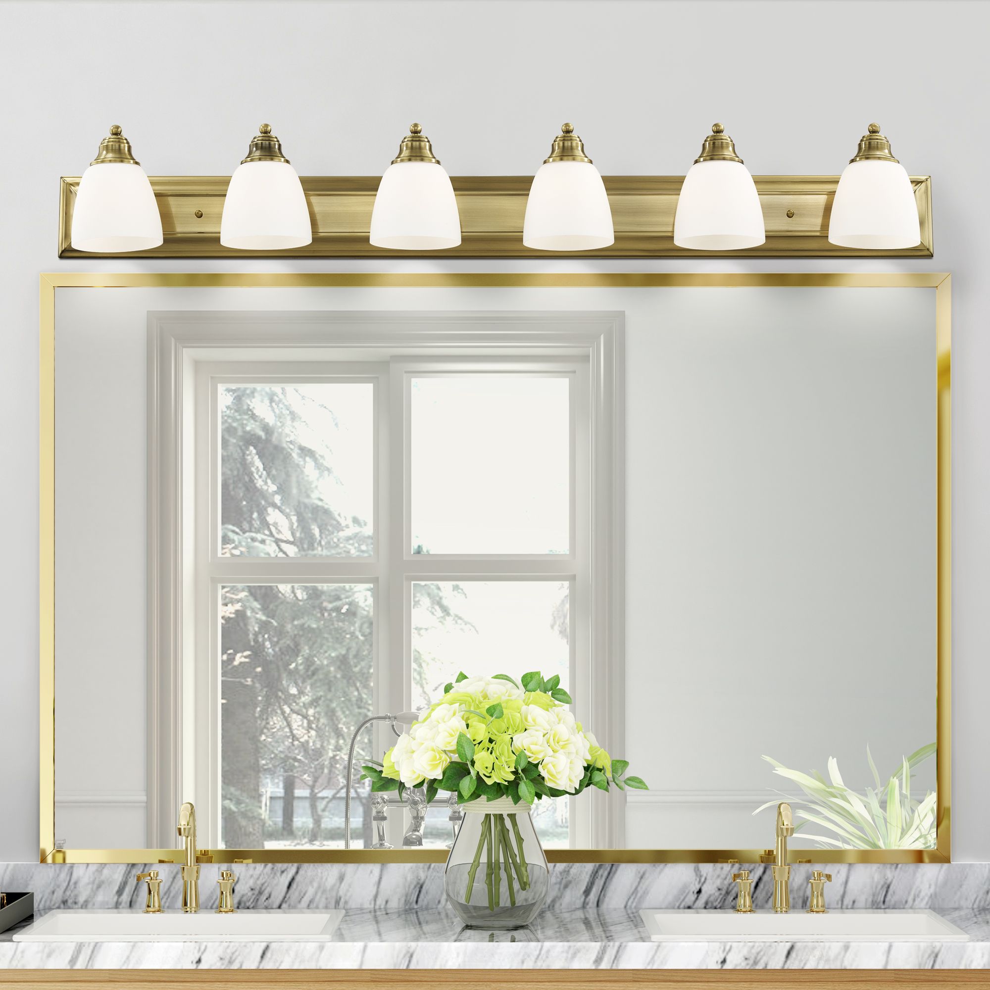 Livex Lighting Springfield Brass - Antique Brass Collection