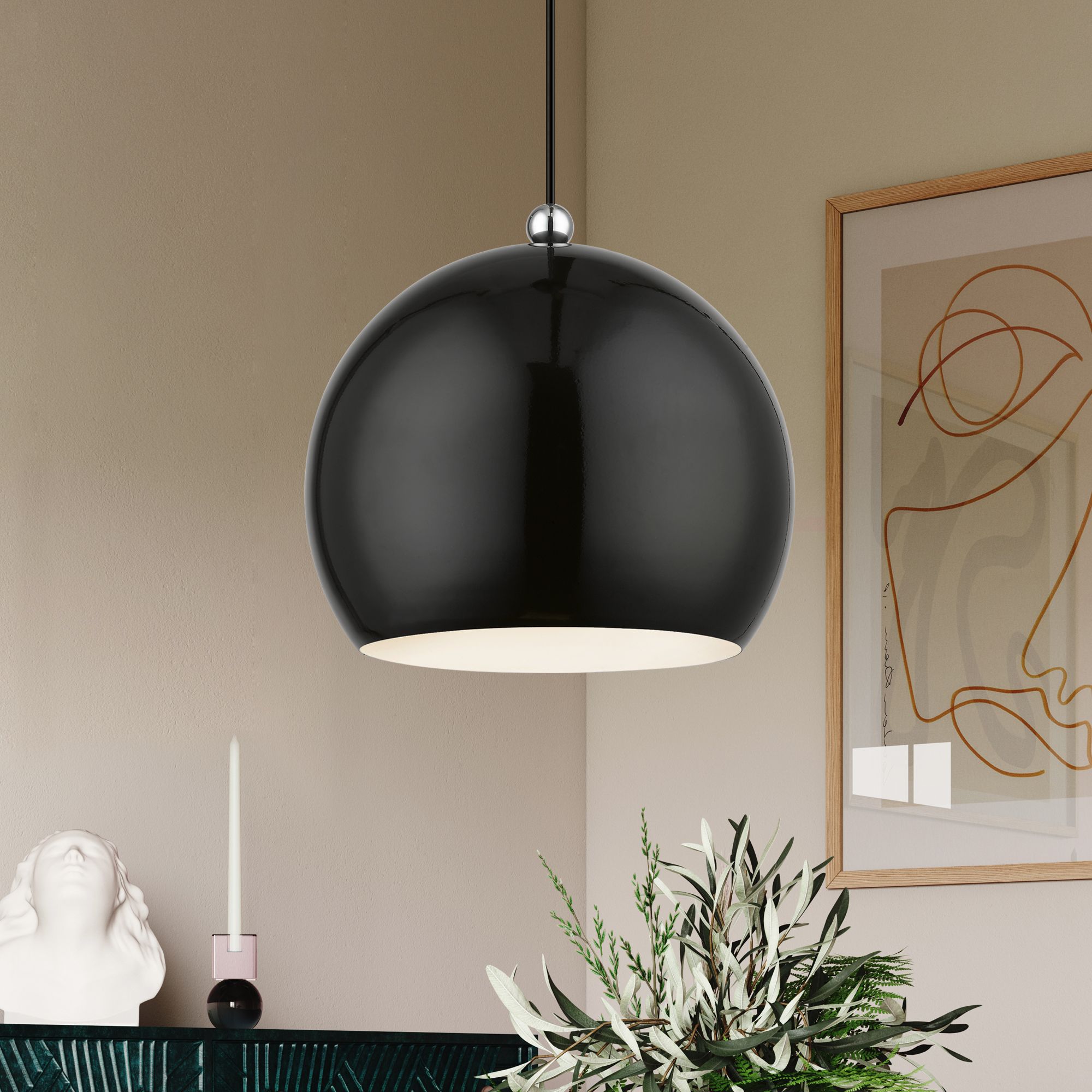 Livex Lighting Stockton Black Collection