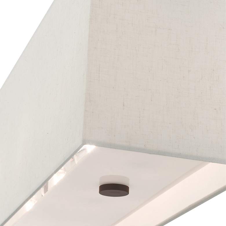 Image 6 Livex Lighting Summit 36" 4-Light English Bronze Linear Chandelier more views