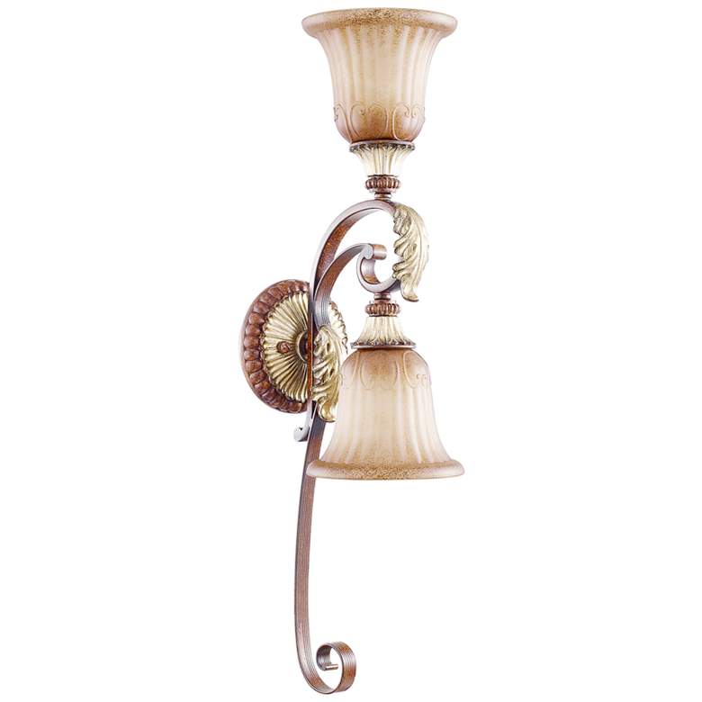 Image 1 Livex Lighting Villa Verona 27" High Bronze 2-Light Wall Sconce