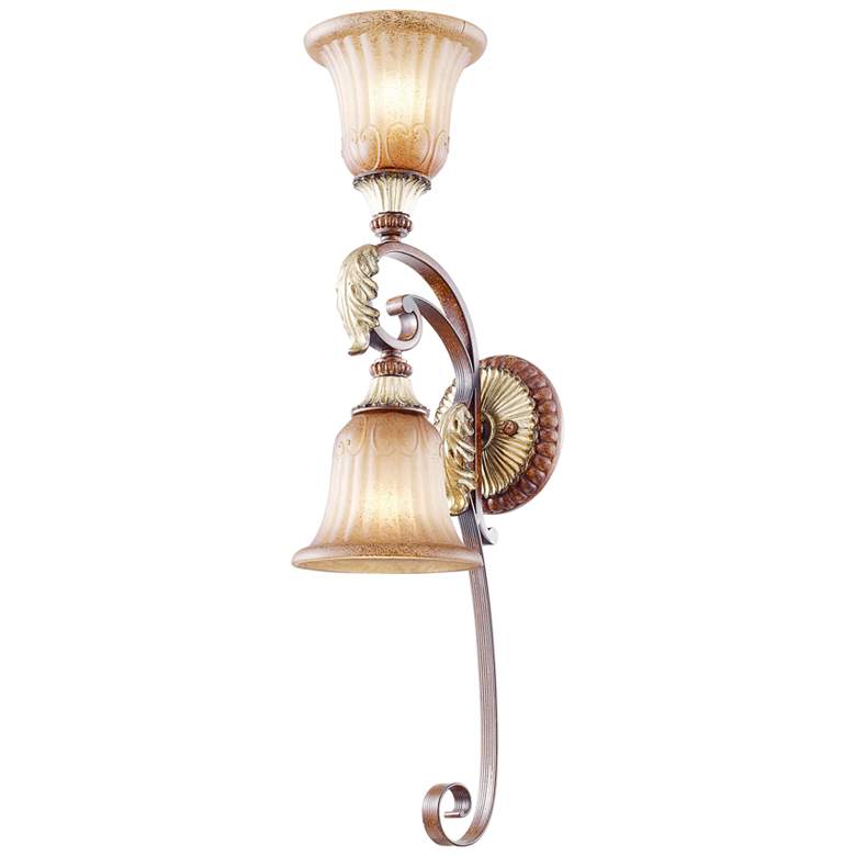 Image 3 Livex Lighting Villa Verona 27" High Bronze 2-Light Wall Sconce more views