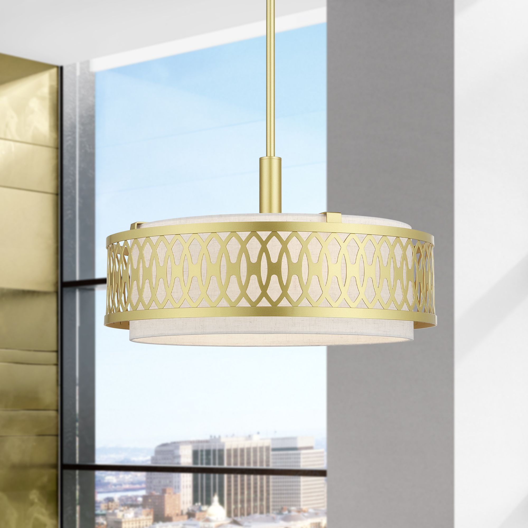 Livex Lighting Vistaview Brass - Antique Brass Collection