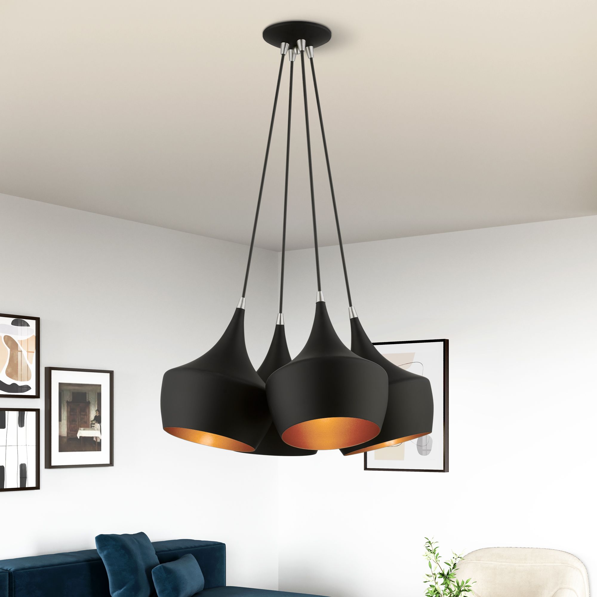 Livex Lighting Waldorf Black Collection