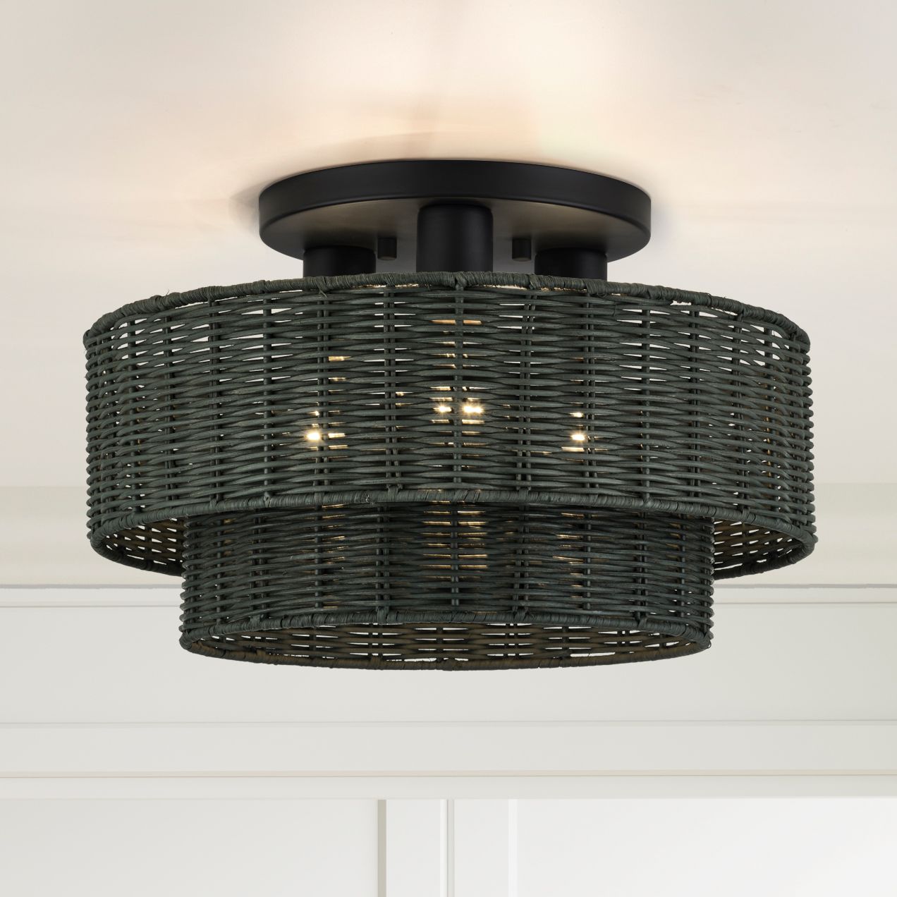 Livex Lighting Weavington Black Collection