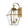 4_Livex Lighting Westover 16 1/2" High Antique Brass Outdoor Wall Light more views